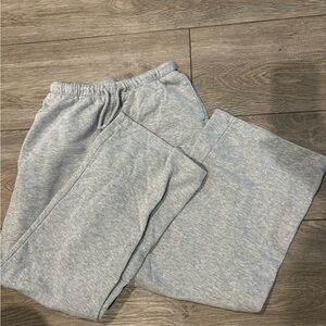 Grey sweatpants